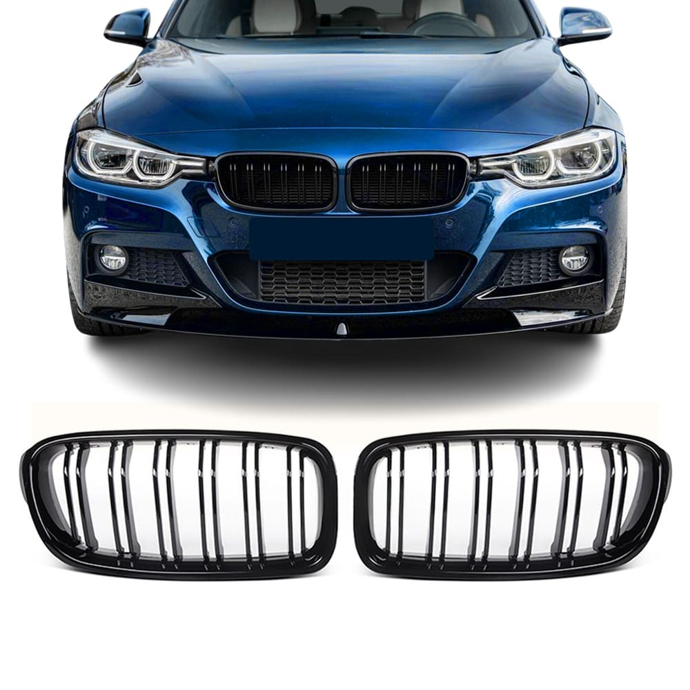 Njurar F30/F31 Blank Svart dubbelribbade (11-18)