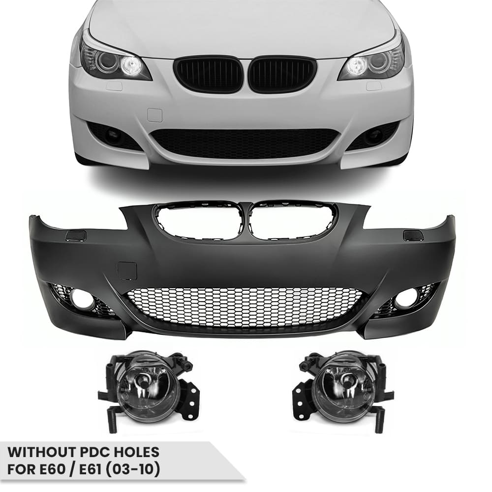 M5 Look Front E60/E61 (03-10) Utan PDC-hål med dimljus