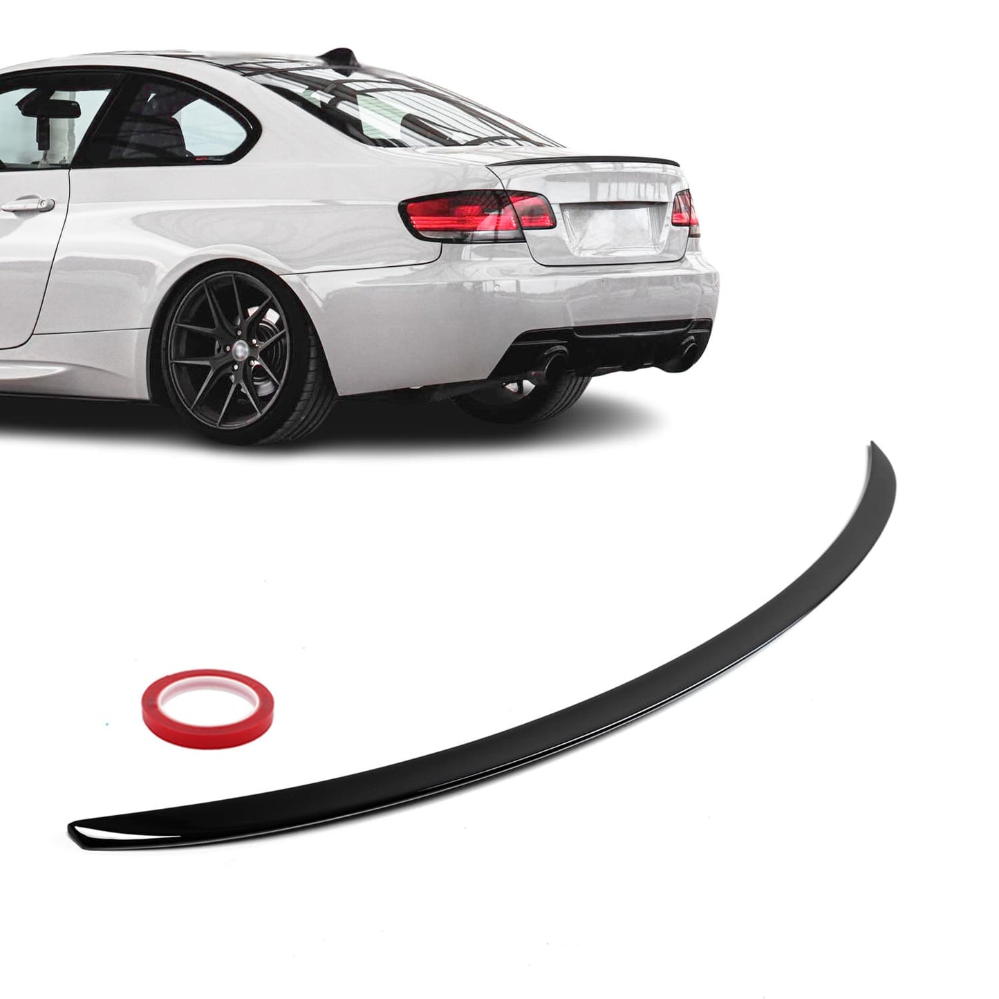 M3 Style Vinge E92 Blank svart Kupé (06-13)