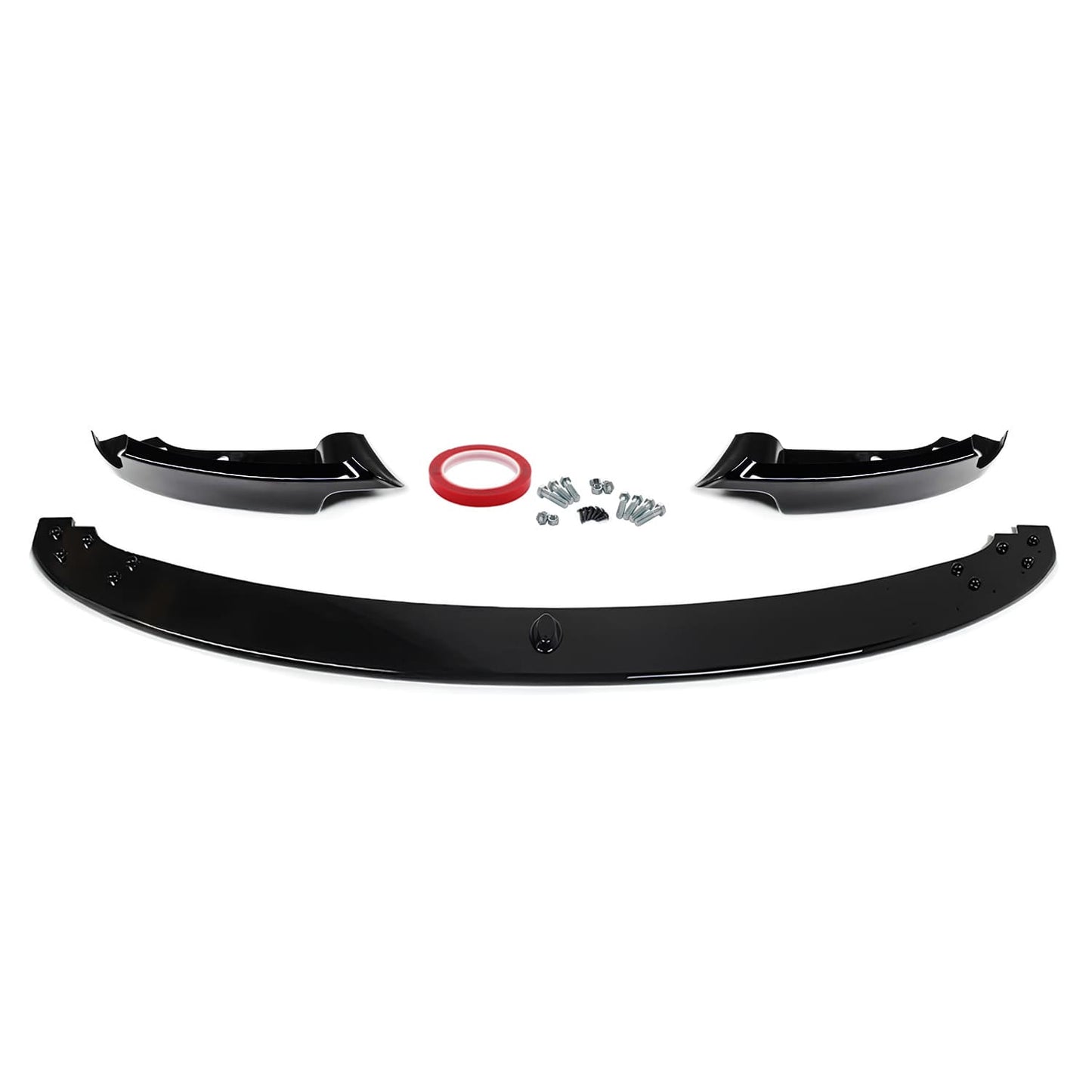Frontläpp E90/E91 M3 look Blank svart (05-11)