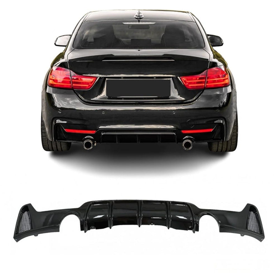 Diffuser bak F32/F33/F36 M-sport 435/440 blank svart