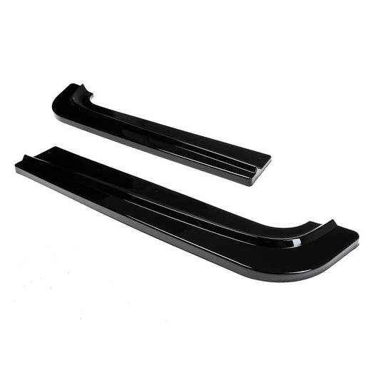 MX style bakre diffuser + Bak sido diffuser Volkswagen Transporter T6/T6.1 Blank Svart