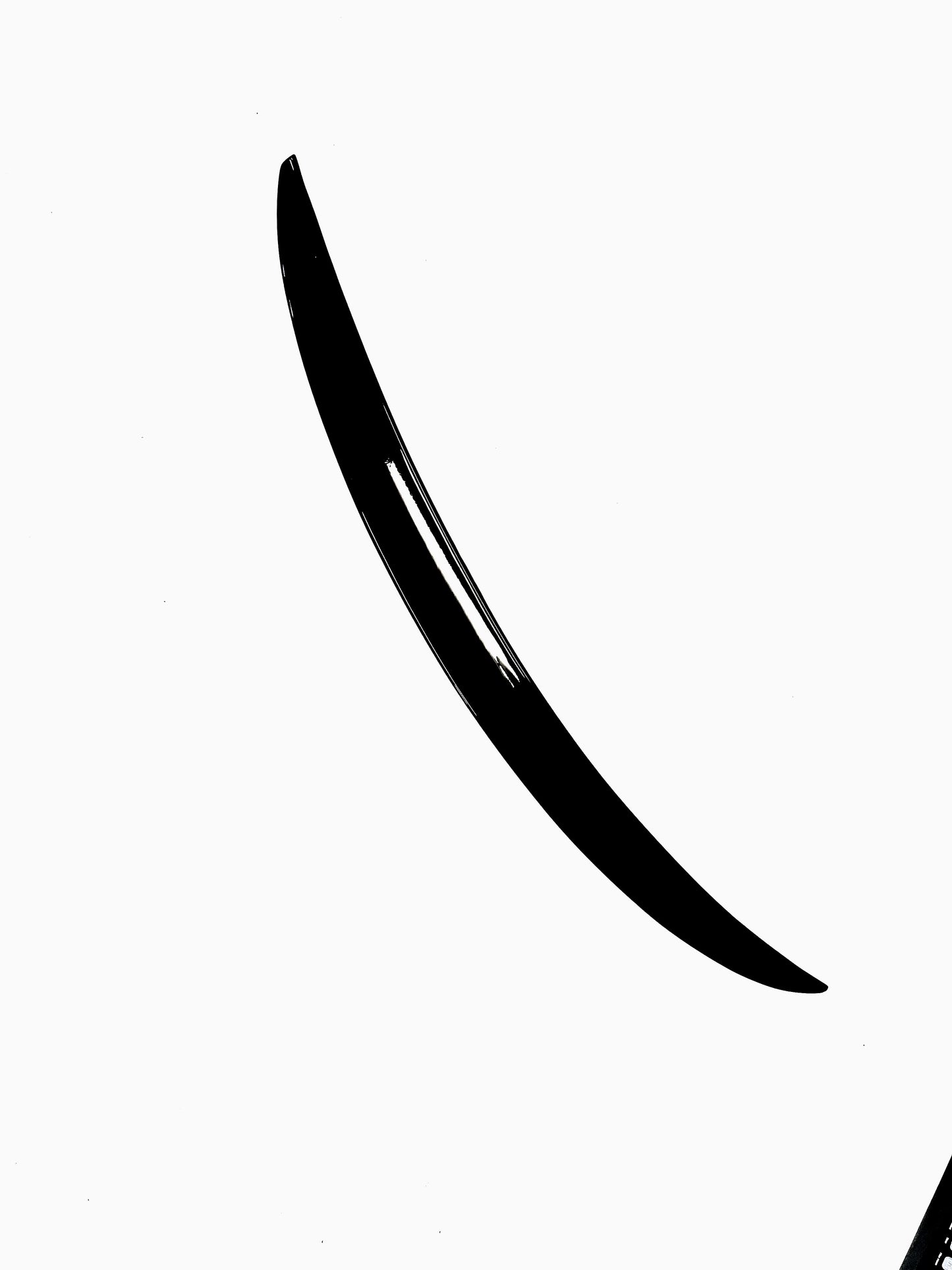 M5-Style vinge G30/F90 Blank svart (17-23)