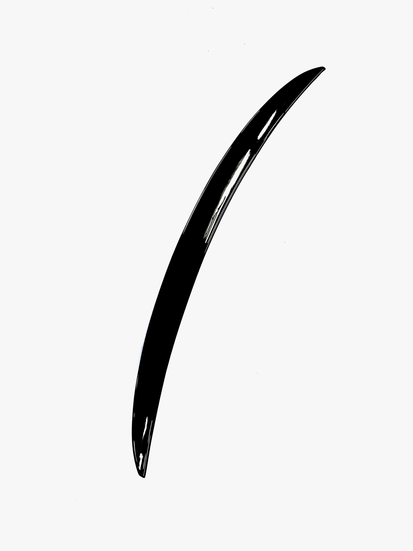 M5-Style vinge G30/F90 Blank svart (17-23)