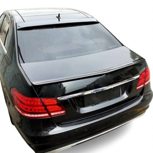 Takspoiler Mercedes W212 Sedan Blank svart (09-16)