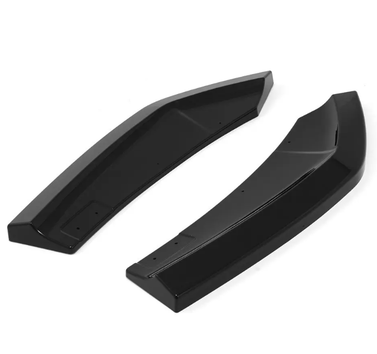 MX-stil Bakre stötfångare Sida stänkskydd - splitters sats för BMW X3 G01 PRE-LCI (18-21) med M-Pack, blank svart