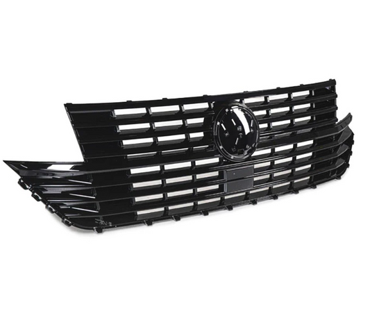 Frontgrill övre + nedre grill VW Transporter T6.1 (2019–2024) Blank Svart