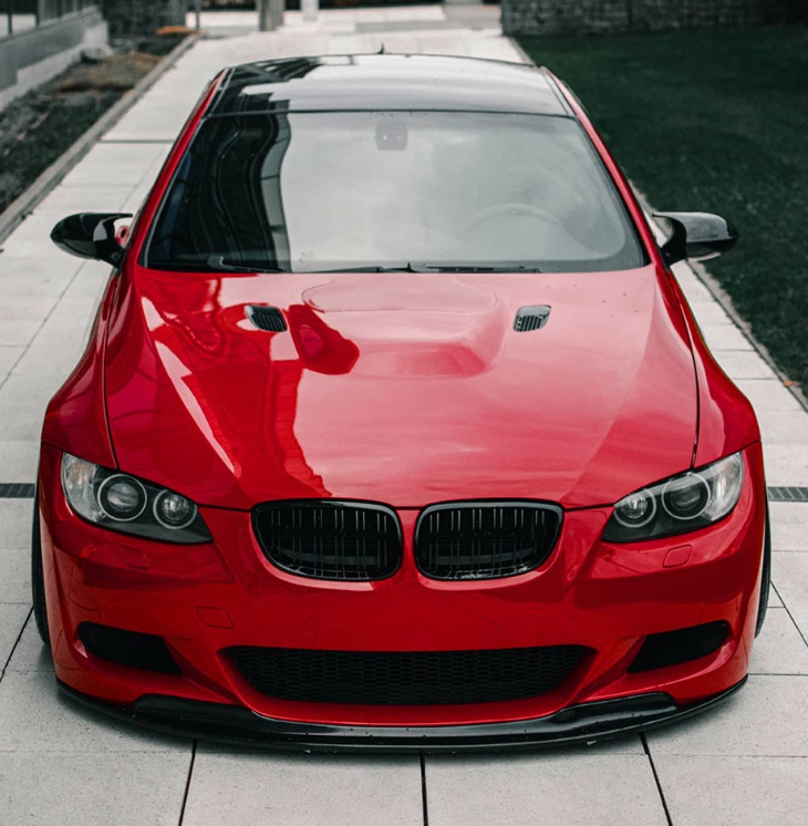 Njurar E92/E93 Blank Svart dubbelribbade (06-10) PRE LCI
