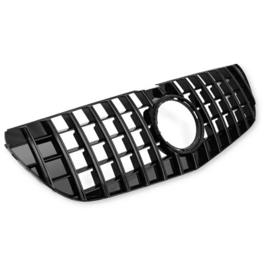 GT R Panamericana style Grill Mercedes Vito W447 Blank svart (14-19)