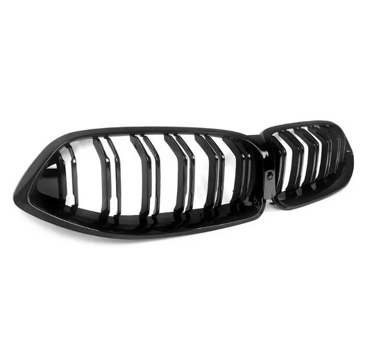 M-stil Njurar för BMW G14, G15, G16 PRE-LCI (18-22), dual-slat, blank svart