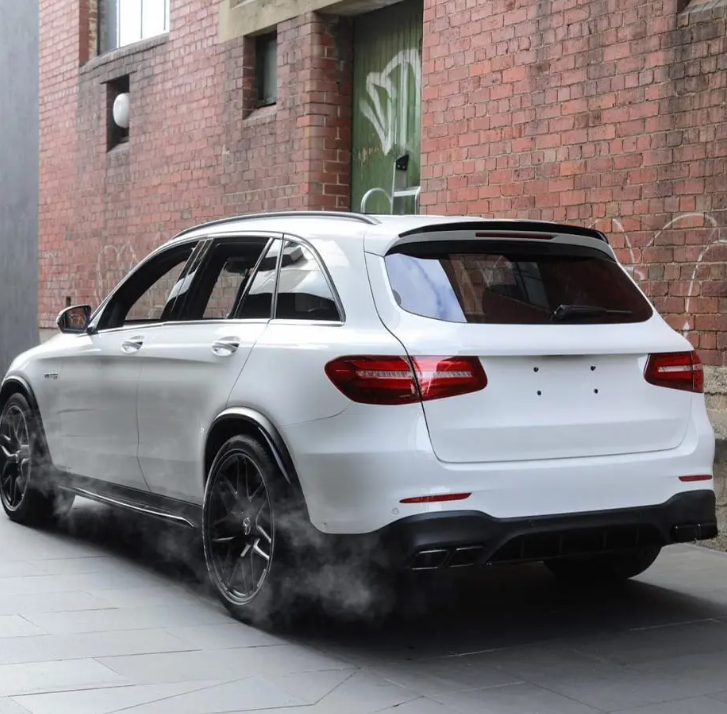 Roof / Bakluckespoiler för Mercedes-Benz GLC X253 (15-22), blank svart