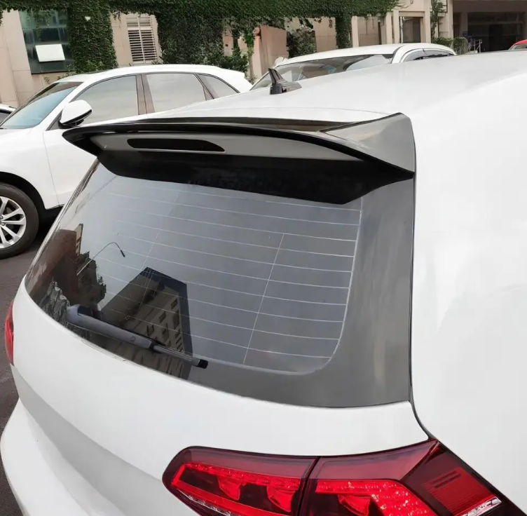 Takspoiler för VW Golf MK7 (13-19) halvkombi, blank svart
