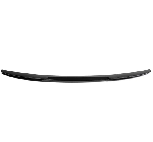 M4-stil Bakluckespoiler för BMW E82, blank svart