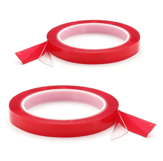 Adhesive Tape för Spoilers och body parts, klar, 2 pcs. sats, 10mm x 3m