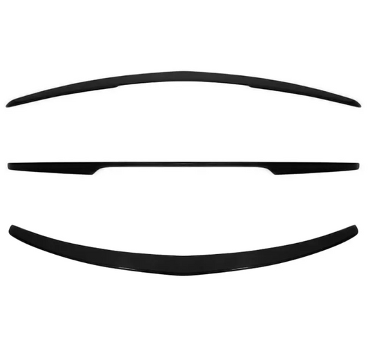 Bakluckespoiler för Mercedes C207 (A207 / W207), blank svart
