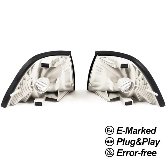 Front Indicators sats för BMW E36 coupé / Cabrio, röktonad