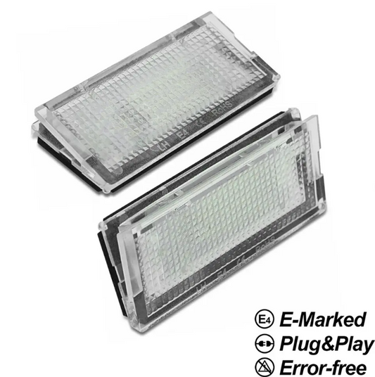 LED-nummerskyltsbelysning för BMW E46 sedan / touring (98-05)