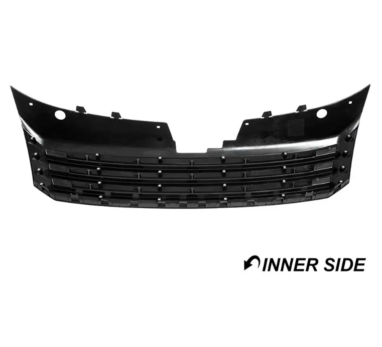 Emblemlös grill för VW Passat B7 (10-15), blank svart