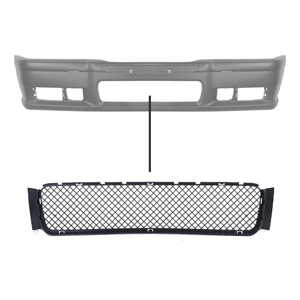 Mittgrill för stötfångare för BMW E36 M3 / M-Tech (90-99)