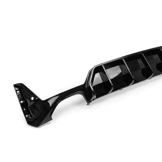 HAUER Bakre Stötfångare Diffuser för BMW G20 / G21 LCI (22-26) M340i / M340d, blank svart