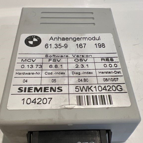 W0526 Anhaengermodul (Dragkroks modul) art:61359167198