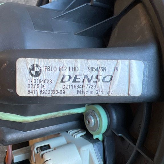 W0425 Värmefläkt/Kupefläkt Bmw E90 / E91 art: 693366309