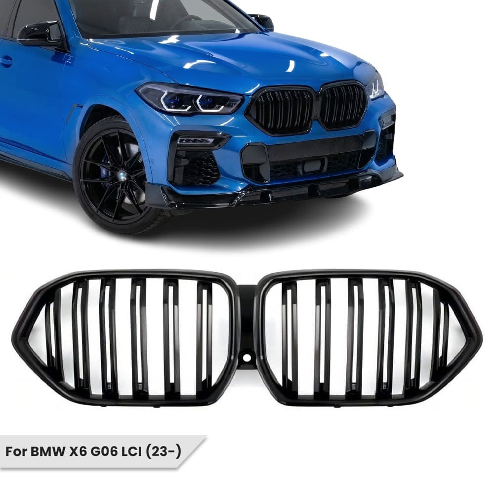 Performance-njurar för BMW G06 X6 LCI (23-26), blank svart