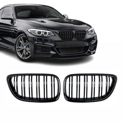 Njurar F22/F23/F87 Blank Svart dubbelribbade (14-20)