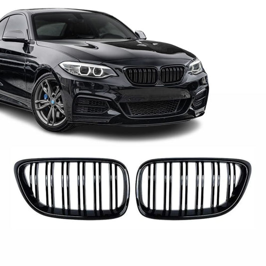 Njurar F22/F23/F87 Blank Svart dubbelribbade (14-20)