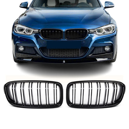 Njurar F30/F31 Blank Svart dubbelribbade (11-18)