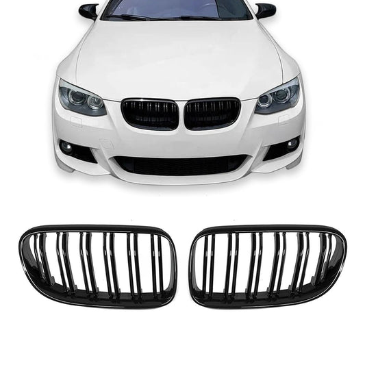 Njurar E92/E93 Blank Svart dubbelribbade (10-13) LCI