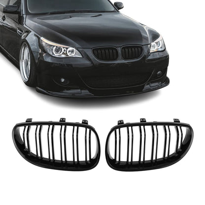 Njurar BMW E60/E61 Dubbelribbade Blank Svart (03-10)
