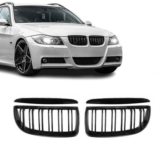 Njurar E90/E91 Blank Svart dubbelribbade (06-08) Pre Lci