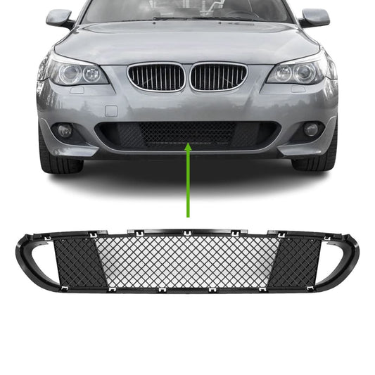 Mittgrill nedre set för BMW E60/E61 med M-Sport stötfångare