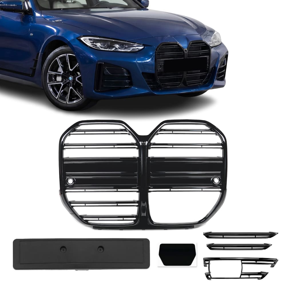 M Style Njurar BMW G26 Gran Coupe Blank svart (21-)