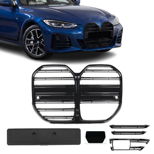 M Style Njurar BMW G26 Gran Coupe Blank svart (21-)