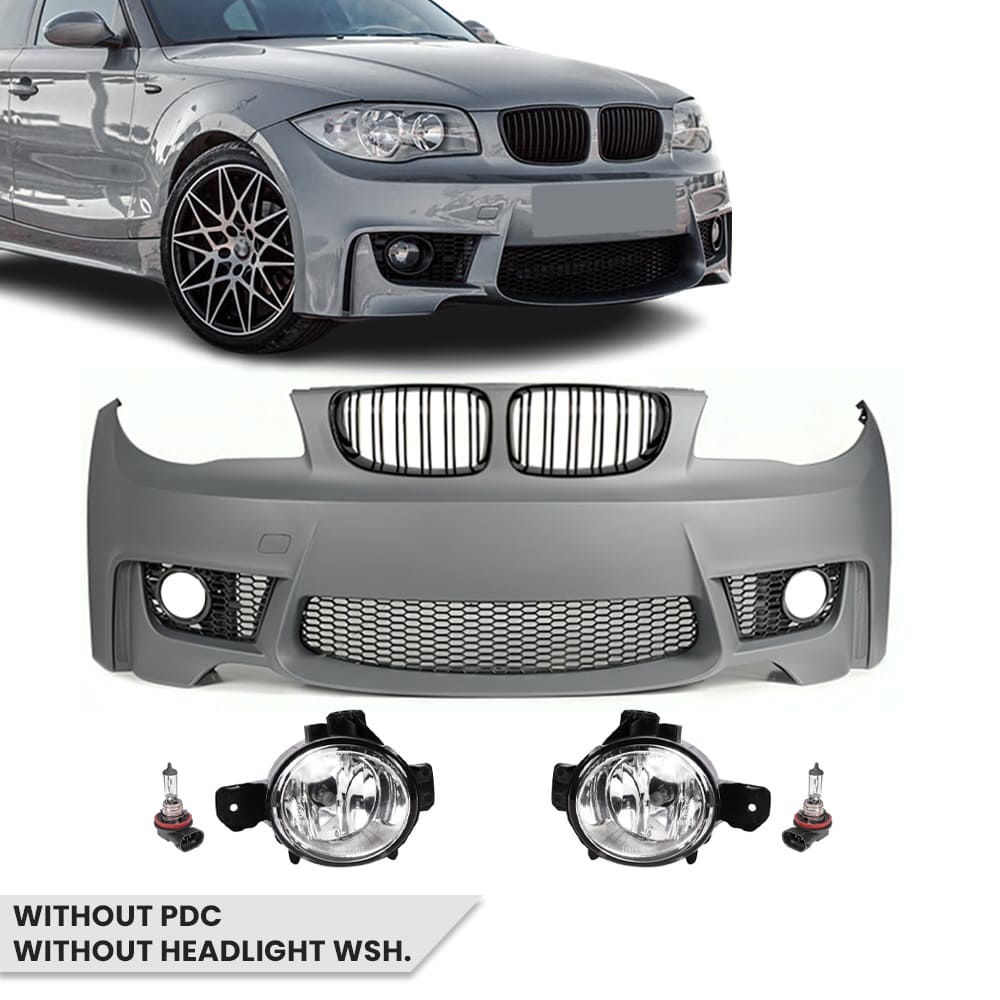1M Style front E81 / E82 / E87 / E88 (04-13) med dimljus