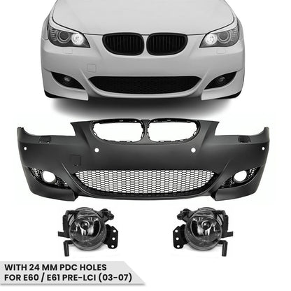 M5 Look Front E60/E61 (03-07) med dimljus