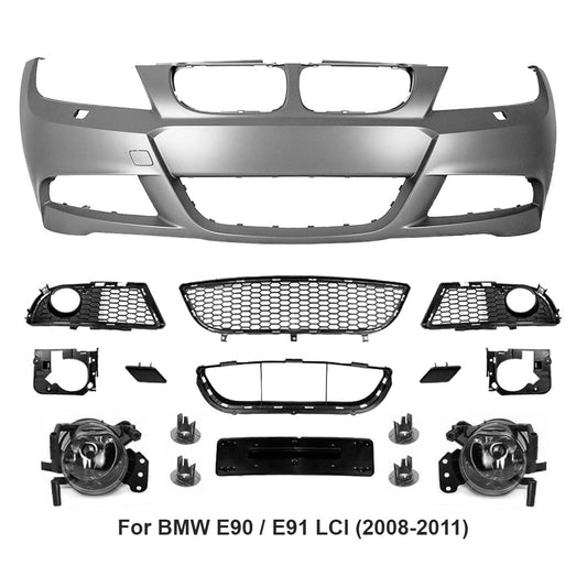 BMW E90/E91 M-Sport front (08-11) Lci med dimljus