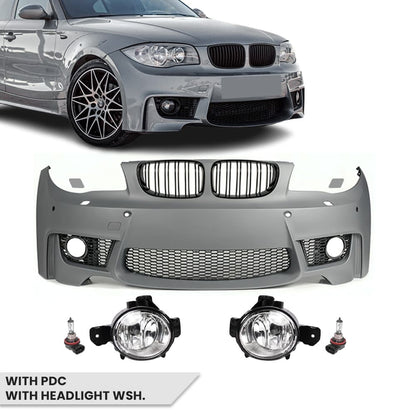 1M Style front E81 / E82 / E87 / E88 (04-13) med dimljus
