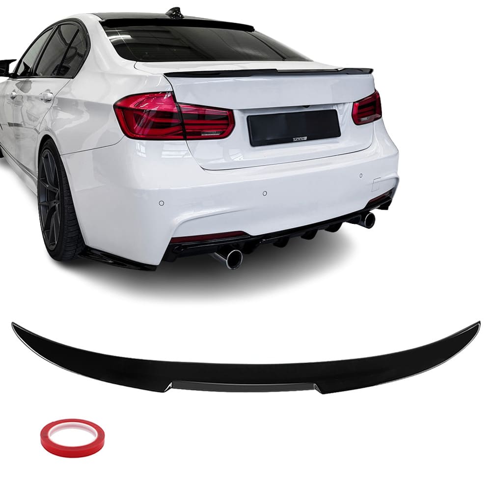 M4 look vinge F30/F80 Blank svart (11-18)