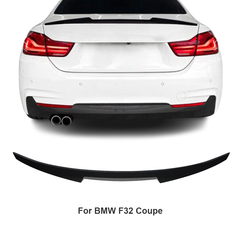 M4 Style vinge F32 Kupé blank svart (14-20)