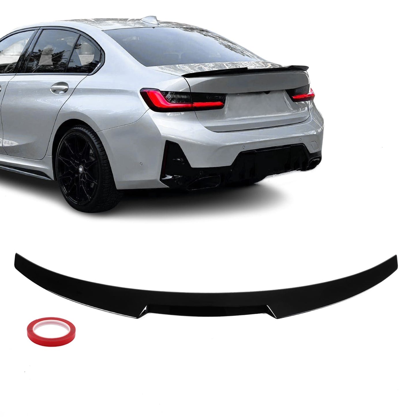 M4 Style vinge G20 / G80 Blank svart (18-24)