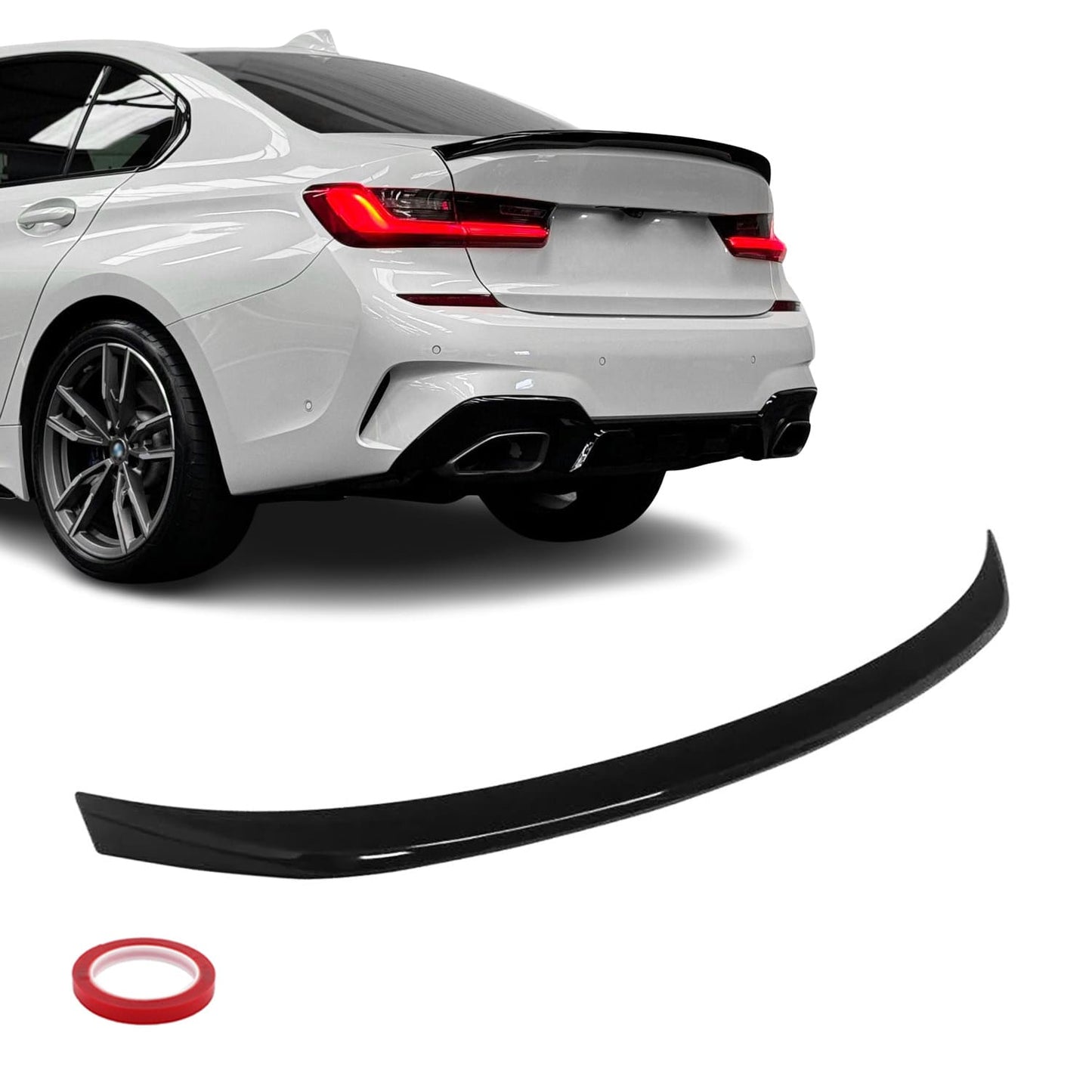 Performance V2 Style vinge G20 / G80 Blank svart (18-26)