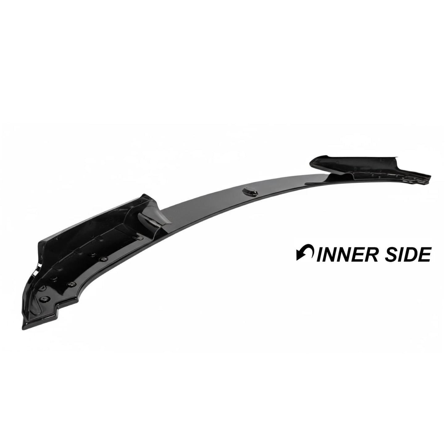 Frontläpp E90/E91 M3 look Blank svart (05-11)