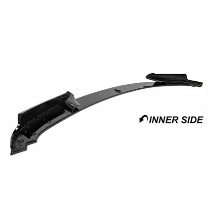 Frontläpp E90/E91 M3 look Blank svart (05-11)