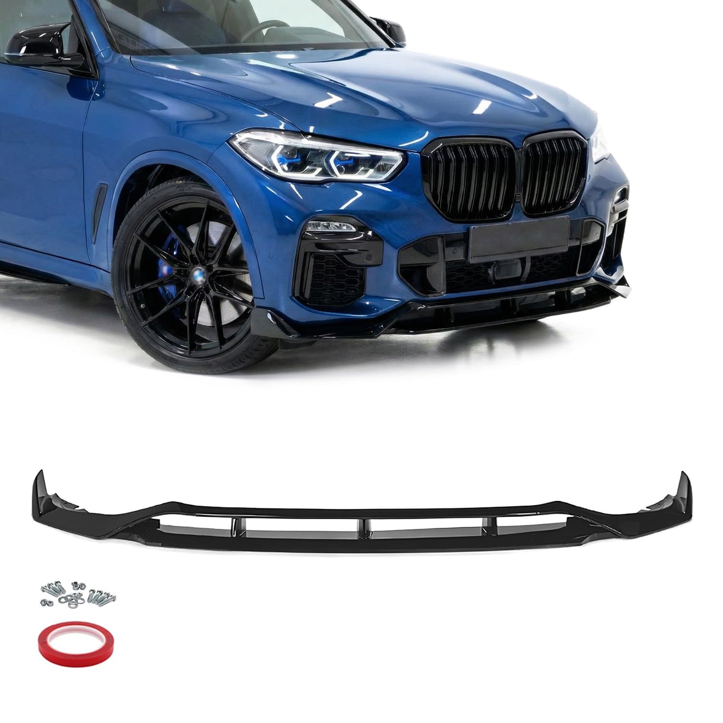 Aero style Frontläpp X5 G05 PRE LCI Blank Svart (19-23)