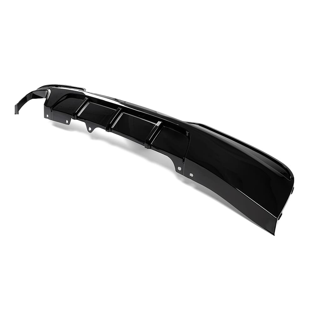 Diffuser bak F10/F11 dubbel vänster M-Sport Blank svart (11-17)