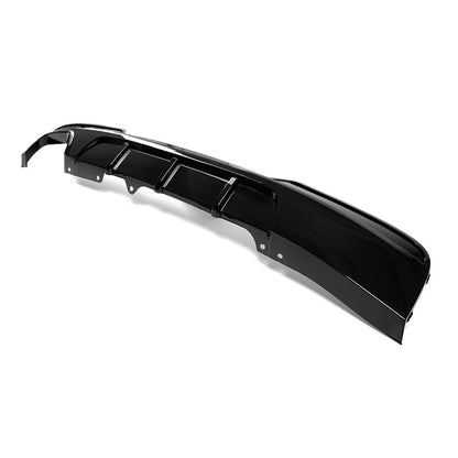 Diffuser bak F10/F11 dubbel vänster M-Sport Blank svart (11-17)