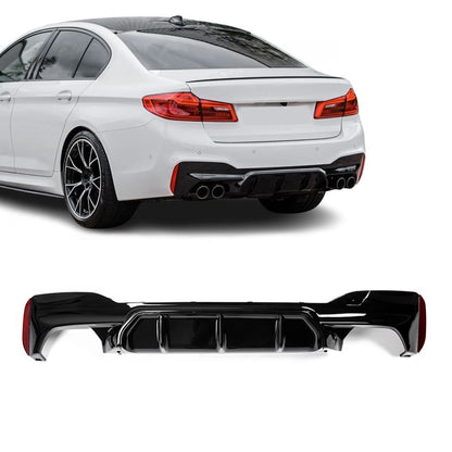 M5 style Diffuser bak G30 / G31 / F90 blank svart (17-23)
